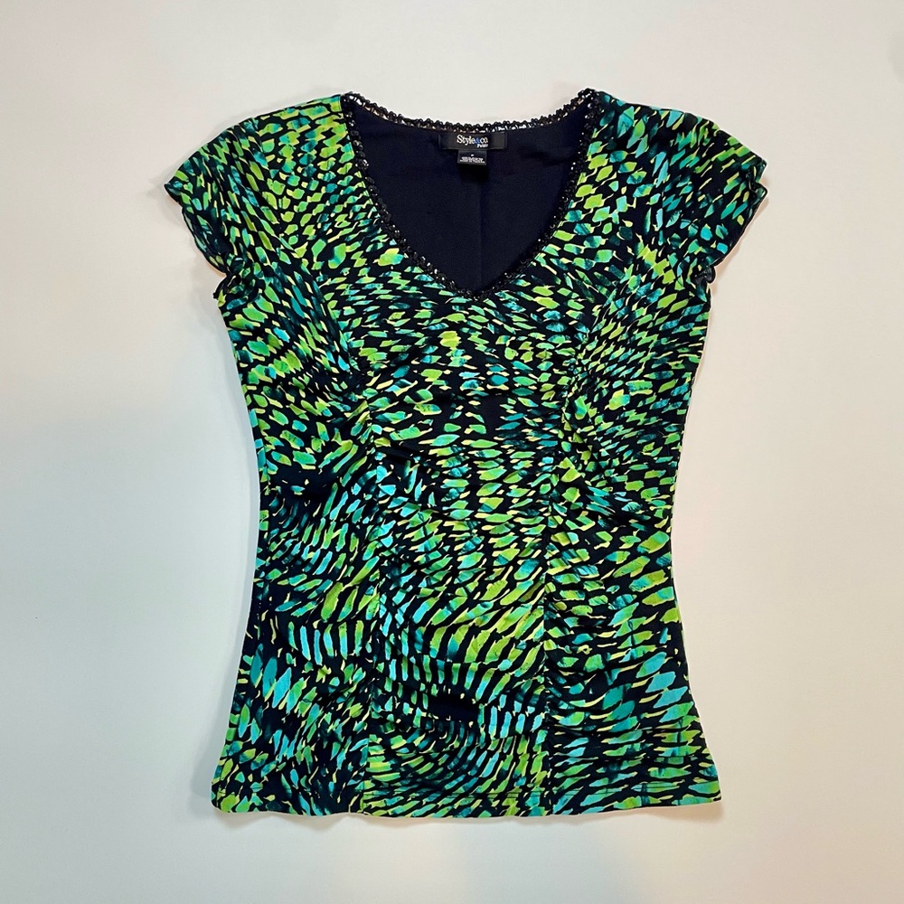 Y2K Ruched Top